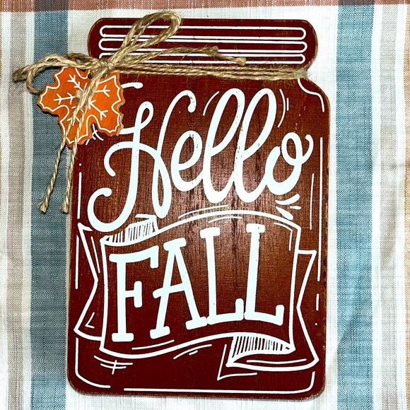 Hello Fall Sign - Picture 2 of 5